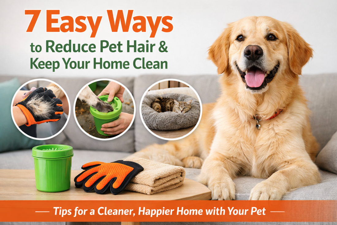 🐾 7 Easy Ways to Reduce Pet Hair and Keep Your Home Clean